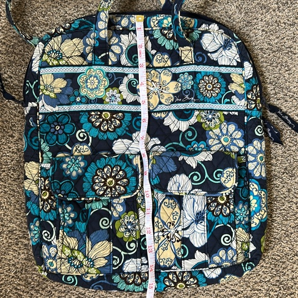 Vera Bradley Floral Blue and White Bag - Picture 4 of 8